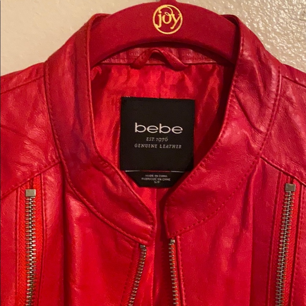 Bebe Genuine Leather Jacket